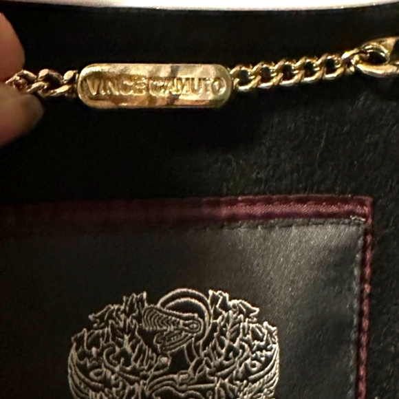 (S)🖤Vince Camuto🖤 Black🖤 Wool Military Style Coat Gold Hardware - Picture 6 of 11